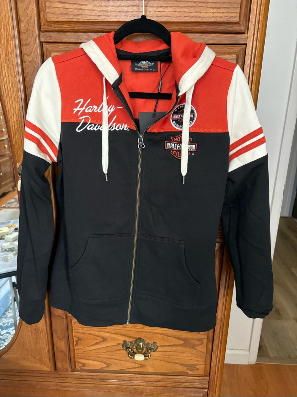NWT Harley-Davidson Women’s Colorblock Zip Hoodie